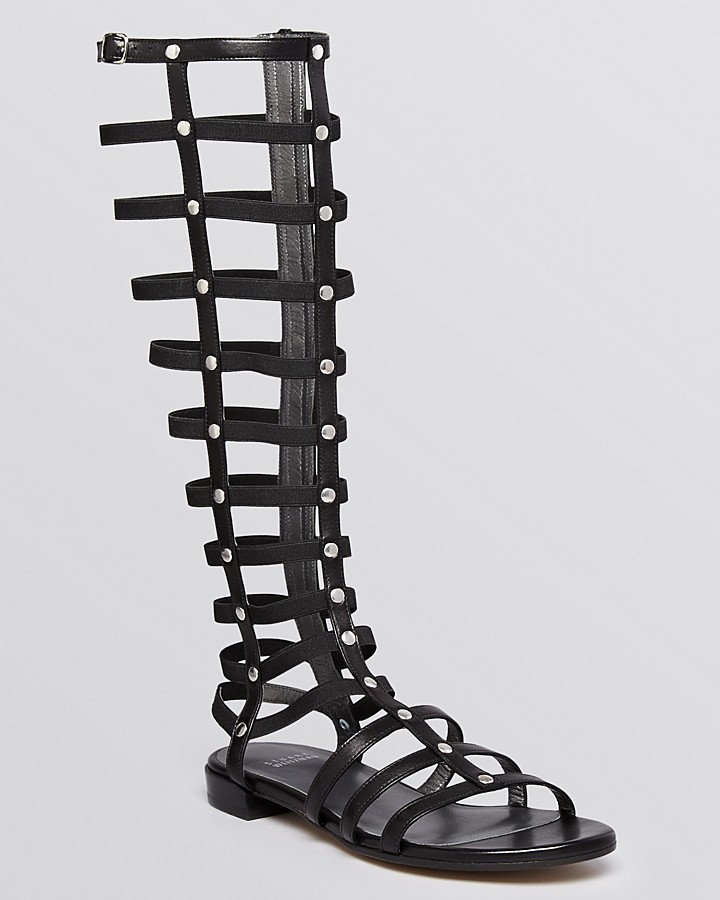 ... Weitzman Knee High Sandals Gladiator | Where to buy  how to wear