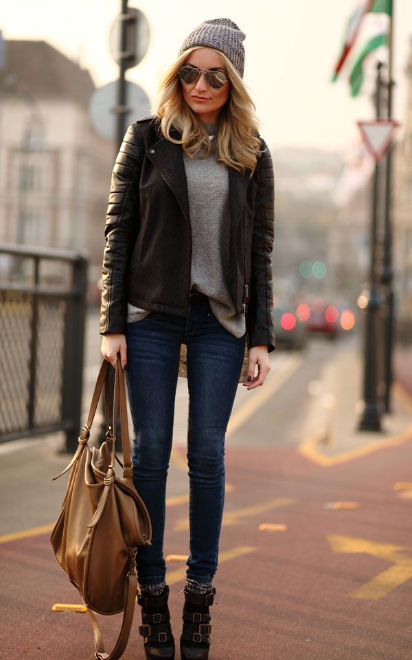 Dark Brown Ankle Boots Outfit